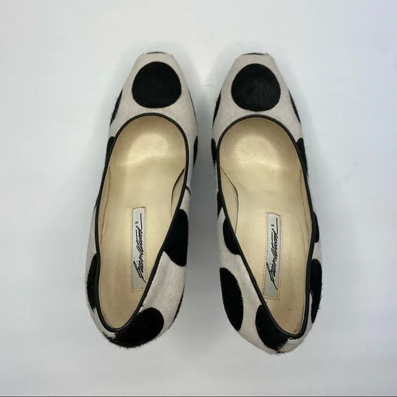 BRIAN Atwood Pony-skin Polka Dot Heels - Picture 5 of 6